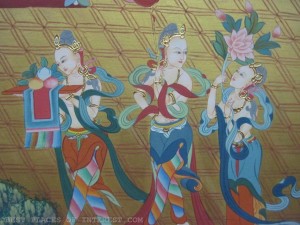 Beautiful paintings at the monastery