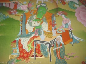Beautiful paintings at the monastery