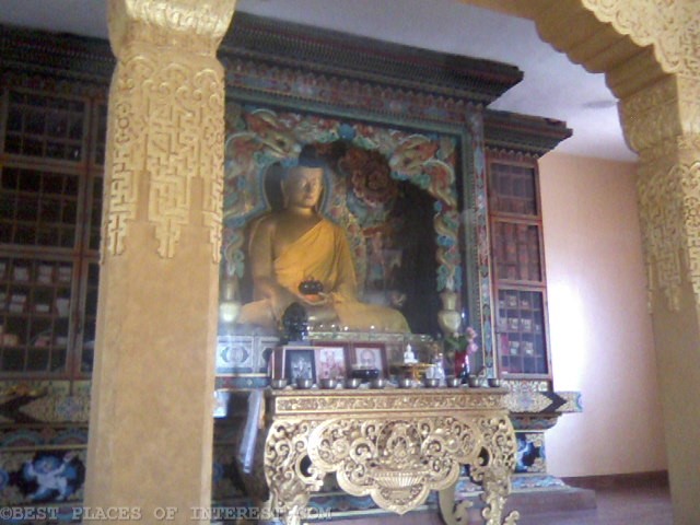 Buddha hall inside the monastery