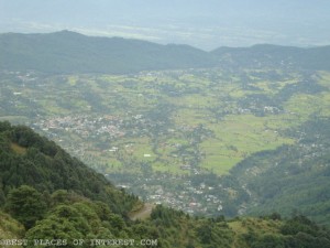 Billing from where paraglider's take-off.