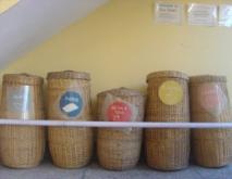 Recycle bins at Deer Park -Zero Waste campus