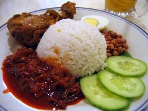 Nasi Lemak- Malaysian foods- Image courtesy- traveldelight.biz