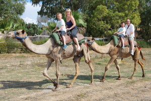 #travelblogger Paul Johnson with family