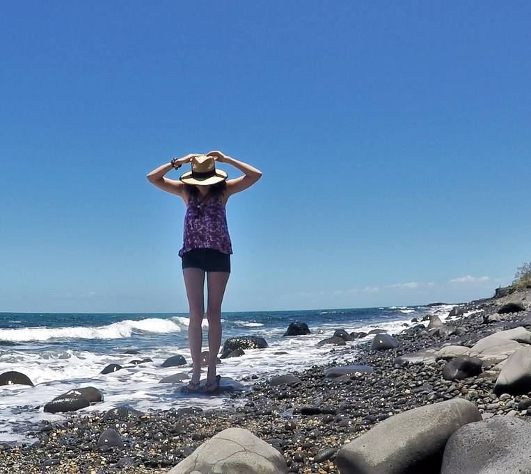 Melissa from a broken backpack