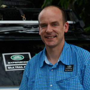 #travelblogger Paul Johnson on a land rover trip
