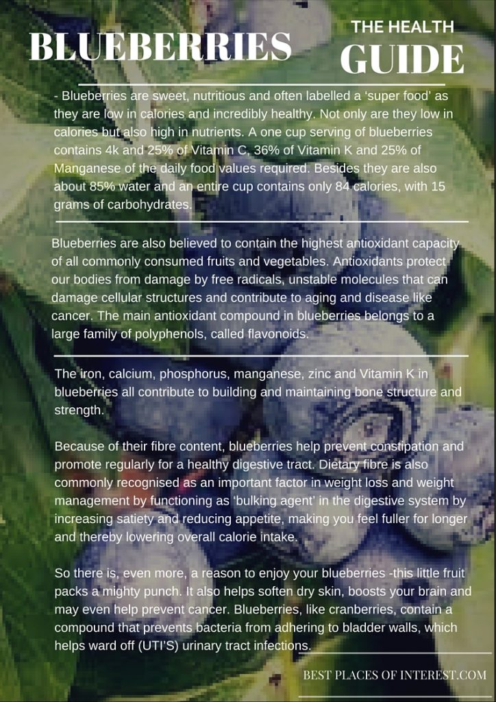 Blueberries-health benefits