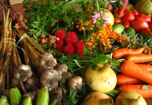 Go green with organic vegetables