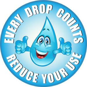 Go Green- water conservation logo