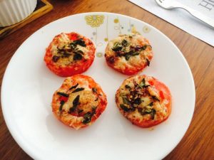 Baked Parmesan Tomatoes-Stuffed Vegetables
