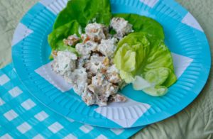 TARRAGON WALNUT CHICKEN SALAD- Tarragon recipes- Image credit- recipedoodle.wordpress.com