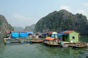 Floating village in Vietnam Image credit -pixinn.net