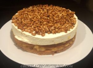 guava and goat cheese layer cake method to make