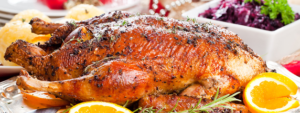 Christmas goose for Christmas dinner