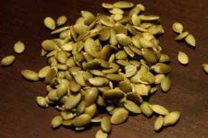 Sprouted pumpkin seeds