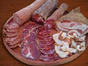 various affettati for Christmas dinner