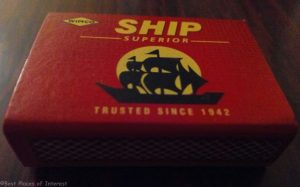 Ship matchbox- matchbox with a name