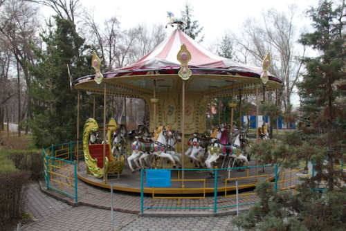 Gorky Park Carousel, Almaty Kazakhstan