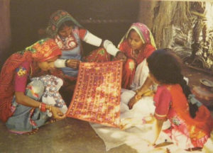 The tribals with their work