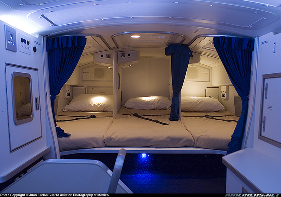 Long haul flight Boeing 747