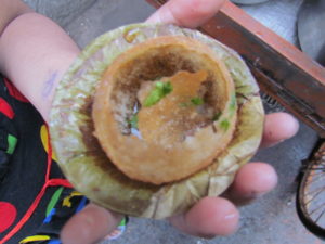 Puchka or golgappa in Kolkata, Calcutta