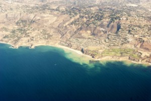 Desert and Sea meets at Skeleton Coast in Namibia, bizarre places