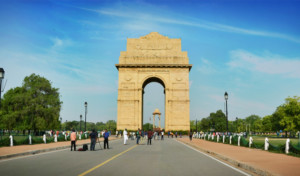 India Gate in Delhi, patriotic places of India