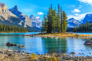 Jasper National Park, campsites in Canada