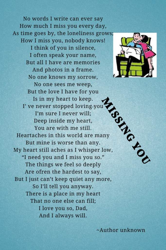 Missing you dad on Father's Day