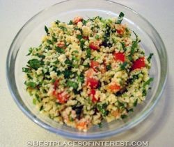 Tabbouleh, a middle-eastern salad