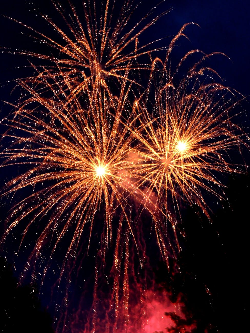 fireworks during nighttime. Australia day things to do