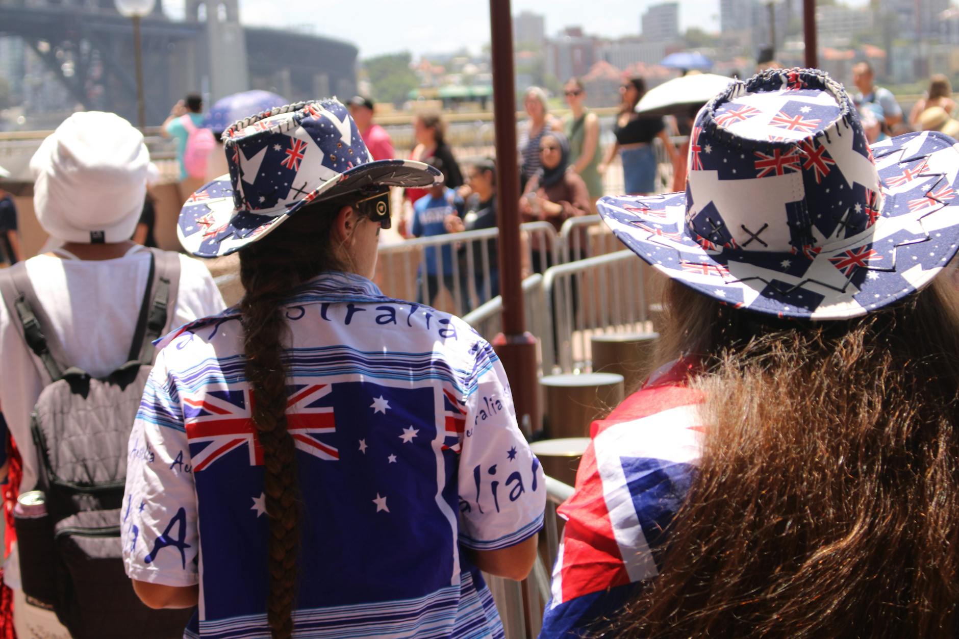 Celebrating Australia Day at Sydney harbour