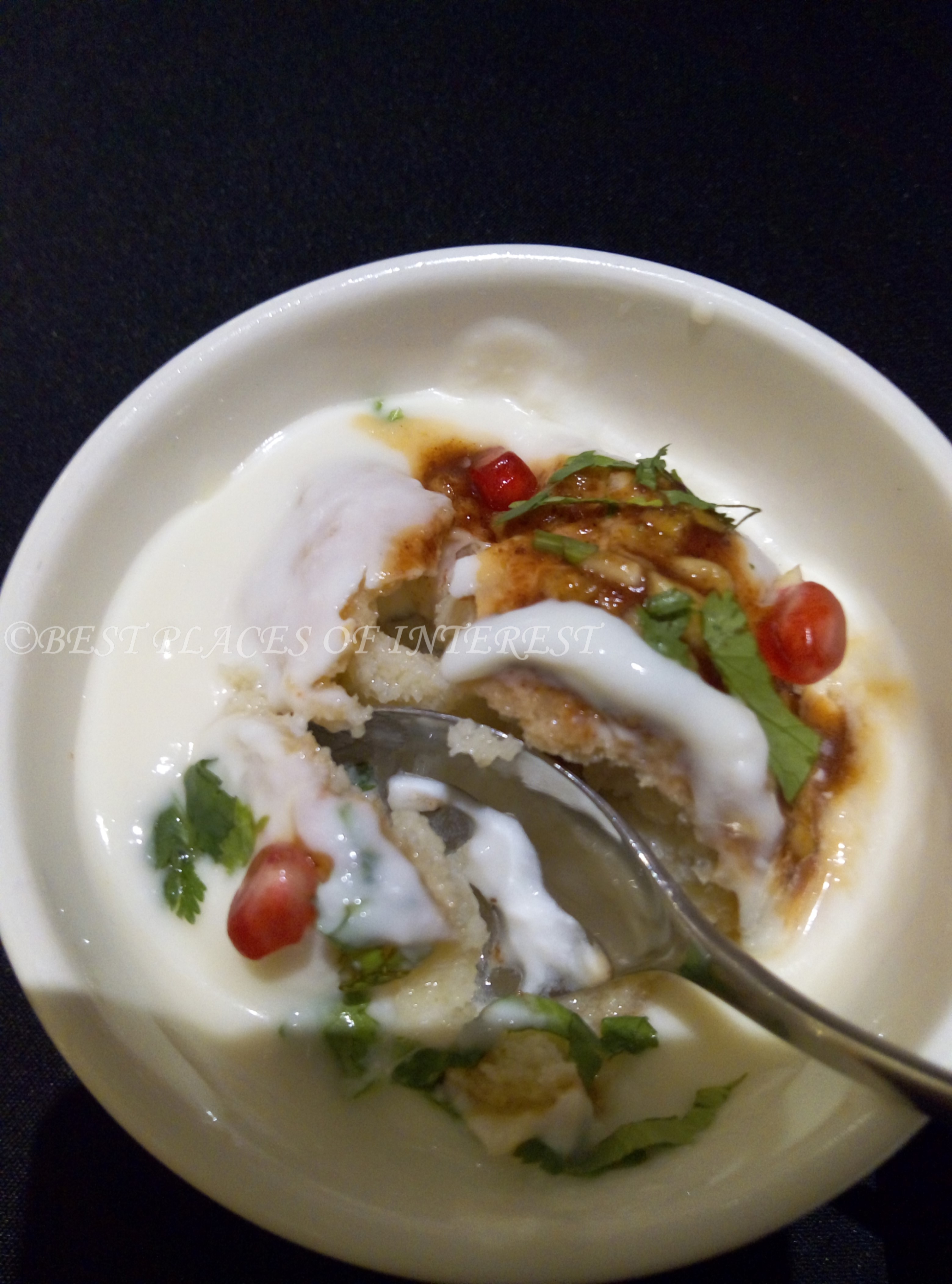 Dahi Bhalle or dahi vada at the app launch of Sanjeev Kapoor App