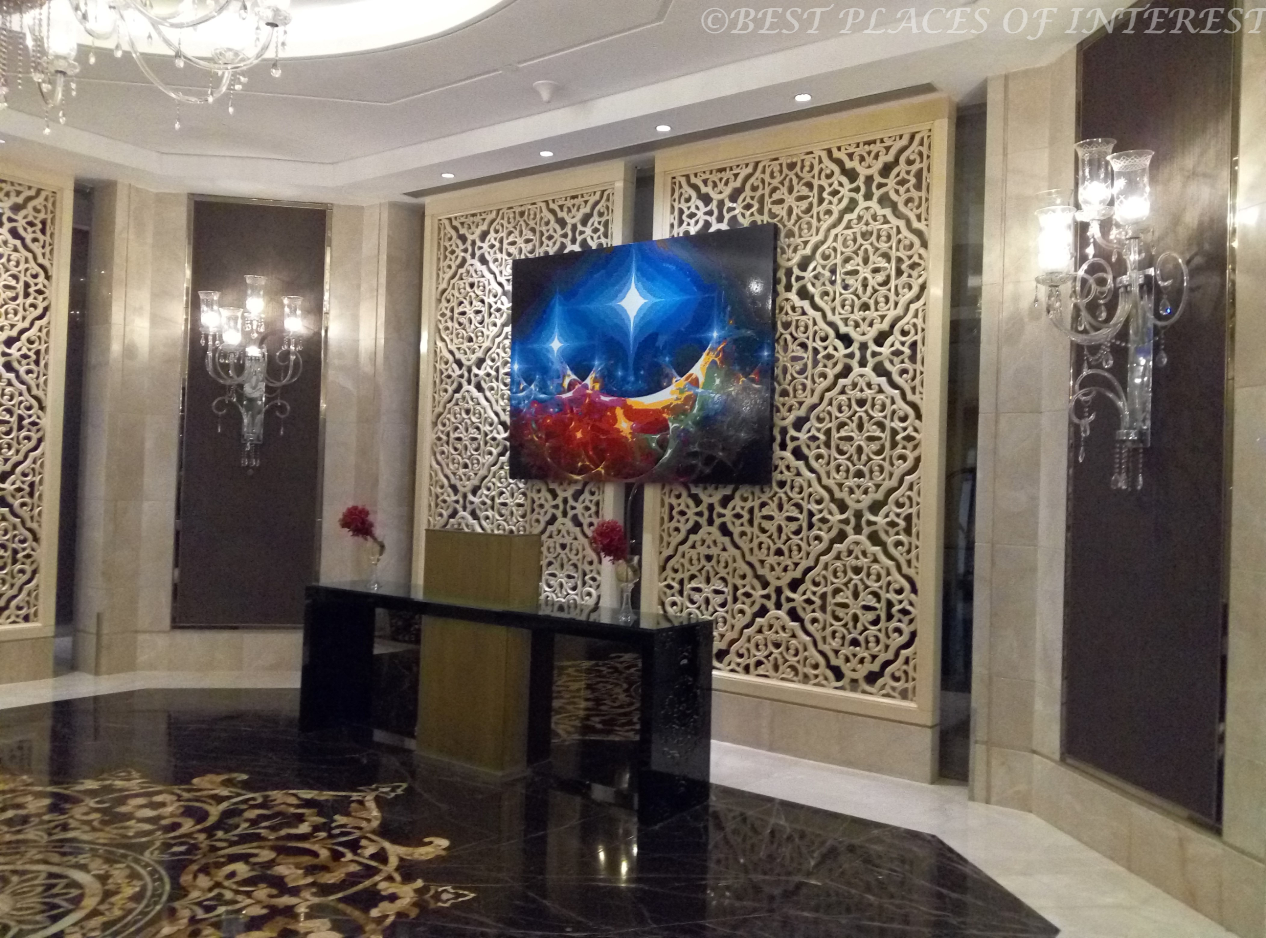 At the entrance of St. Regis