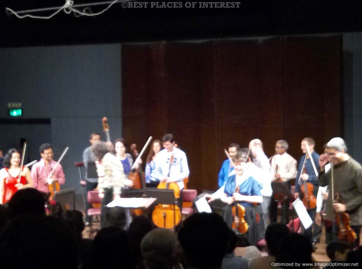 The orchestra after the wonderful performance