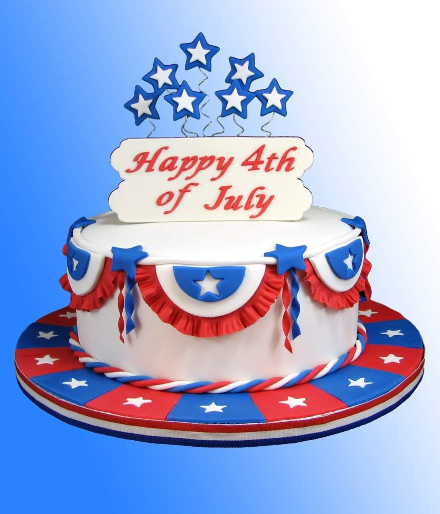 4 of July Bandstand Cake