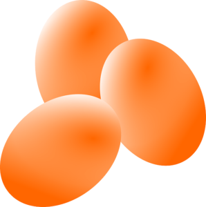 Eggs in a fridge