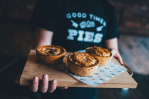 Pies from Pieminister London cheap eats