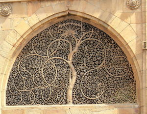 Sidi Sayed Jaali in a mosque, Ahmedabad city