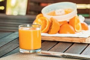 Drink fresh orange juice for a healthy lifestyle