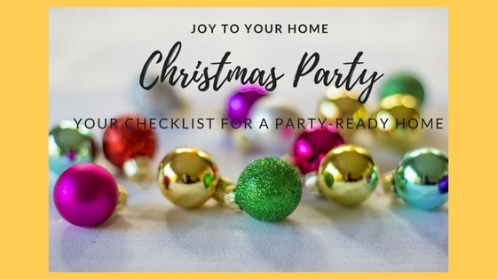 Joy to your home- Christmas party checklist