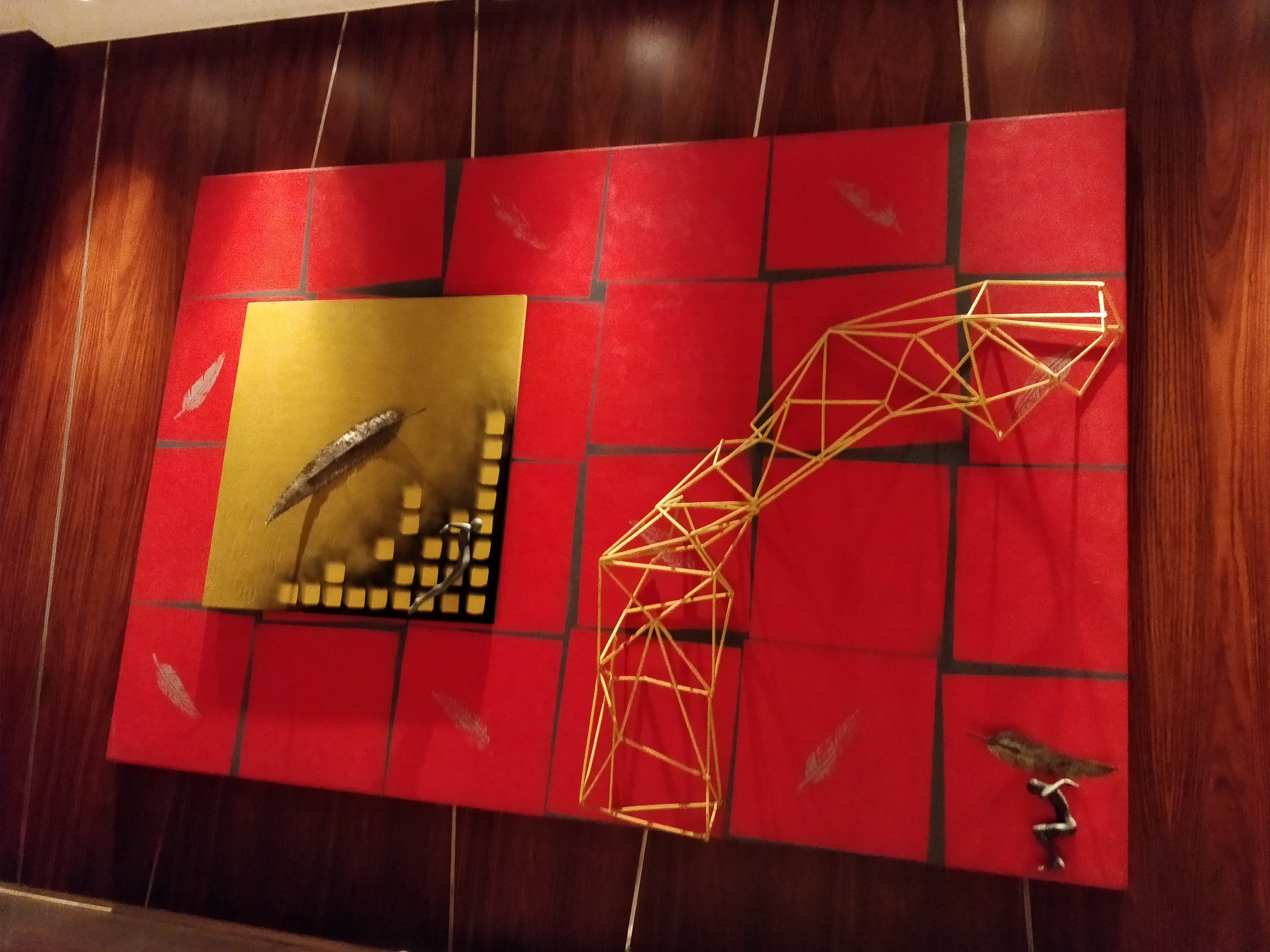 Modern art on display at Taj,Santacruz, Knowledge Factory