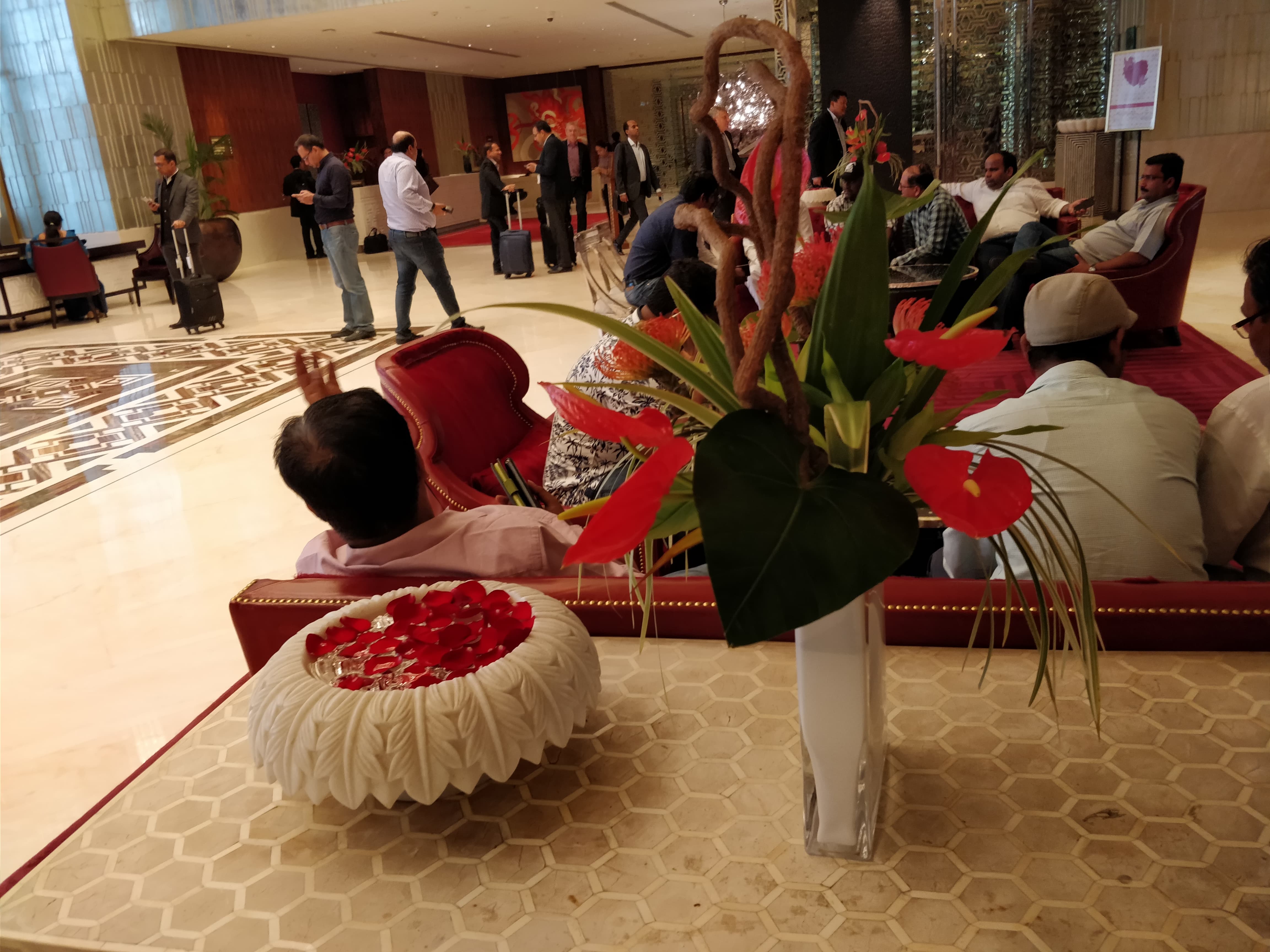 A view of the entrance lobby in Taj,Santacruz, Knowledge Factory