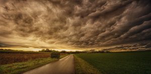 Check weather before going on cross country trip