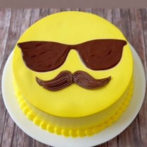 Cool dad emoji cake