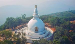 Vishwa Shanti Stupa, Rajgir, Buddhist travel
