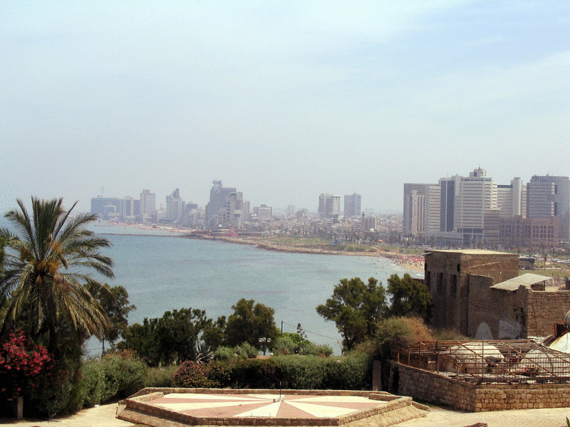 City of Tel Aviv as Viewed from Jaffo in Israel. Photo by Public Domain.