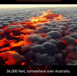 36000 feet somewhere over Australia, breathtaking places in the world