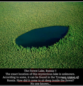 Forest Lake, Russia, breathtaking places