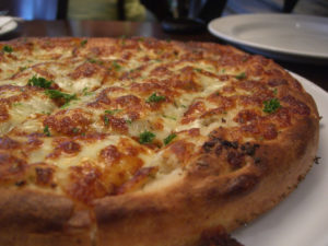 Garlic and Cheese Focaccia - Michaelangelo, Aspendale Gardens, street food Italy