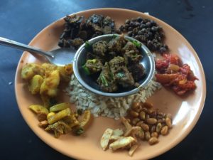 choila set, street food in Nepal